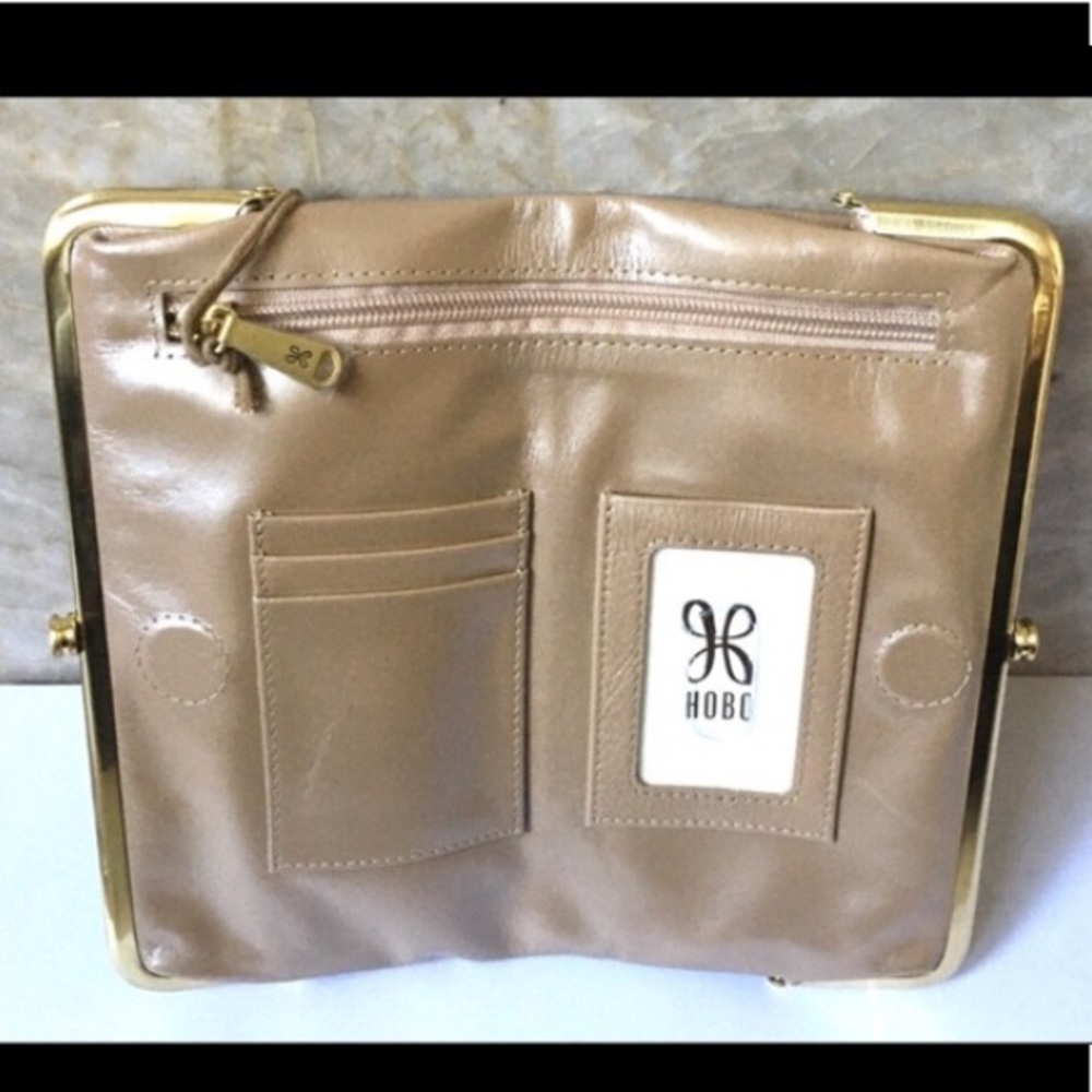 Hobo Lauren Leather Wallet Clutch, Blush, NWT